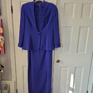 Elegant Purple Women's Wedding Dress